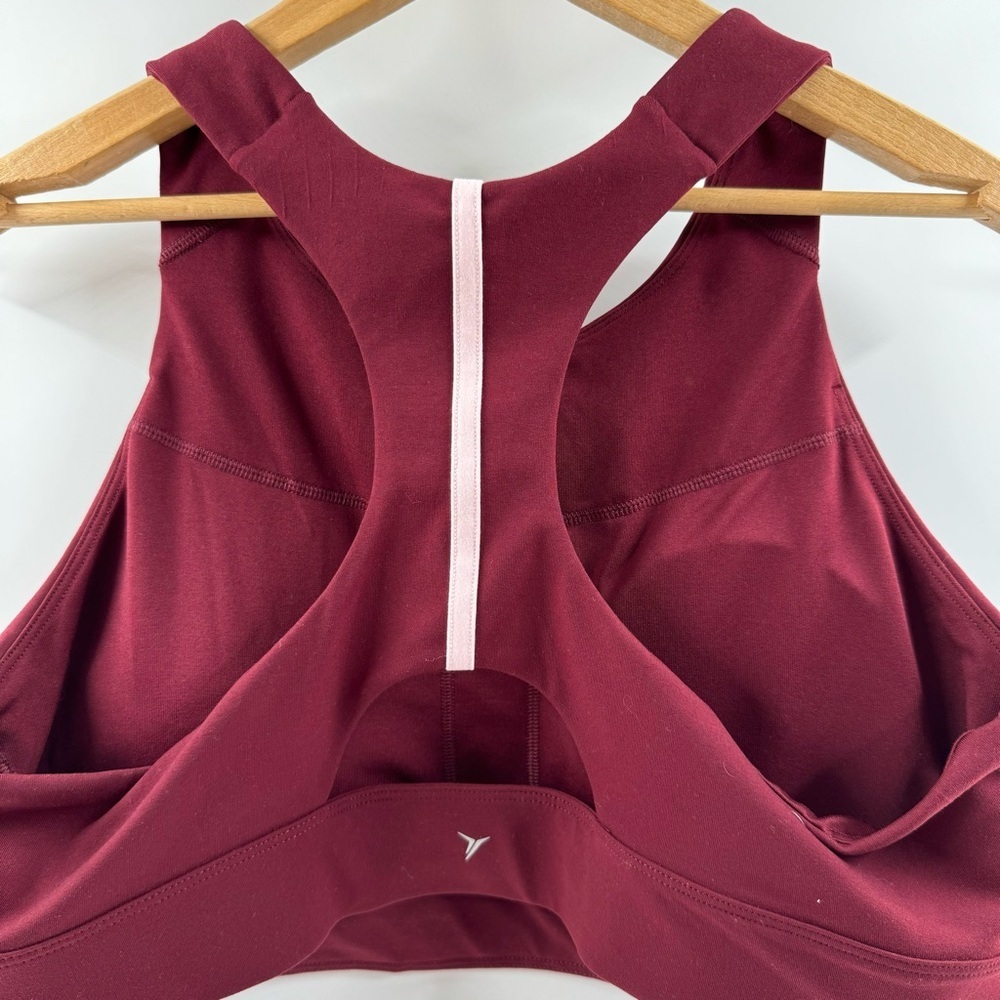 Old Navy Active Go-Dry Maroon Racerback Sports Bra – Size XL - Picture 5 of 5